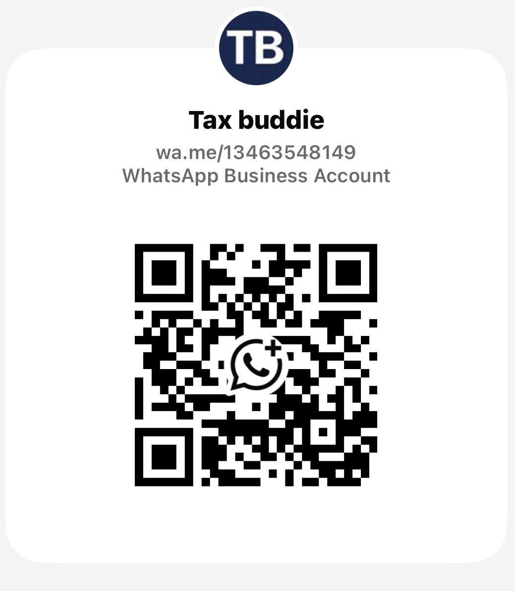 WhatsApp QR Code - Tax Buddie